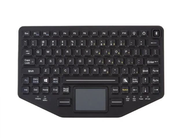 Przemysłowa klawiatura typu SLIM USB/Bluetooth- iKey BT-870-TP-SLIM