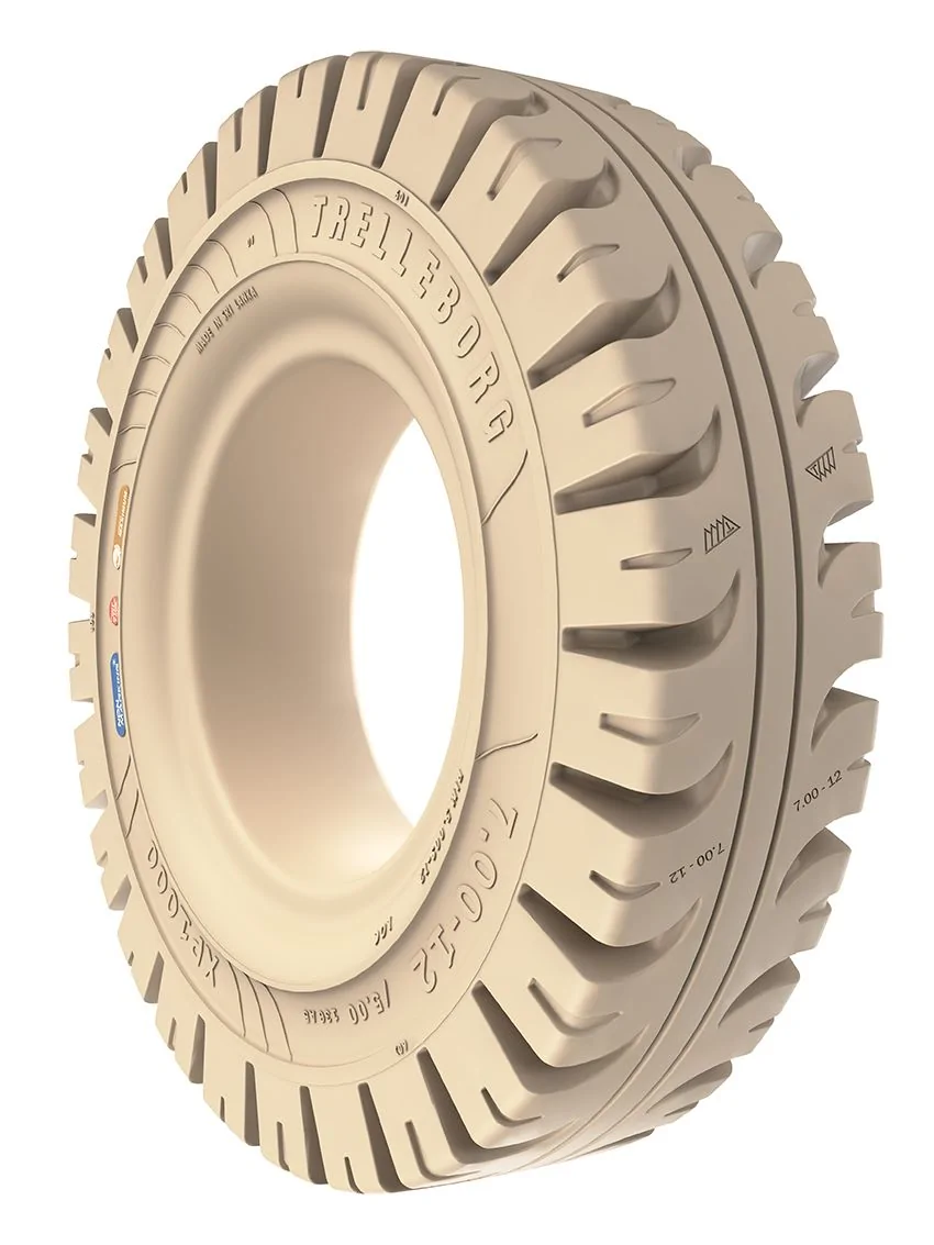 Opona Trelleborg XP1000 18x7-8/4.33 BIAŁA - NIEBRUDZĄCA